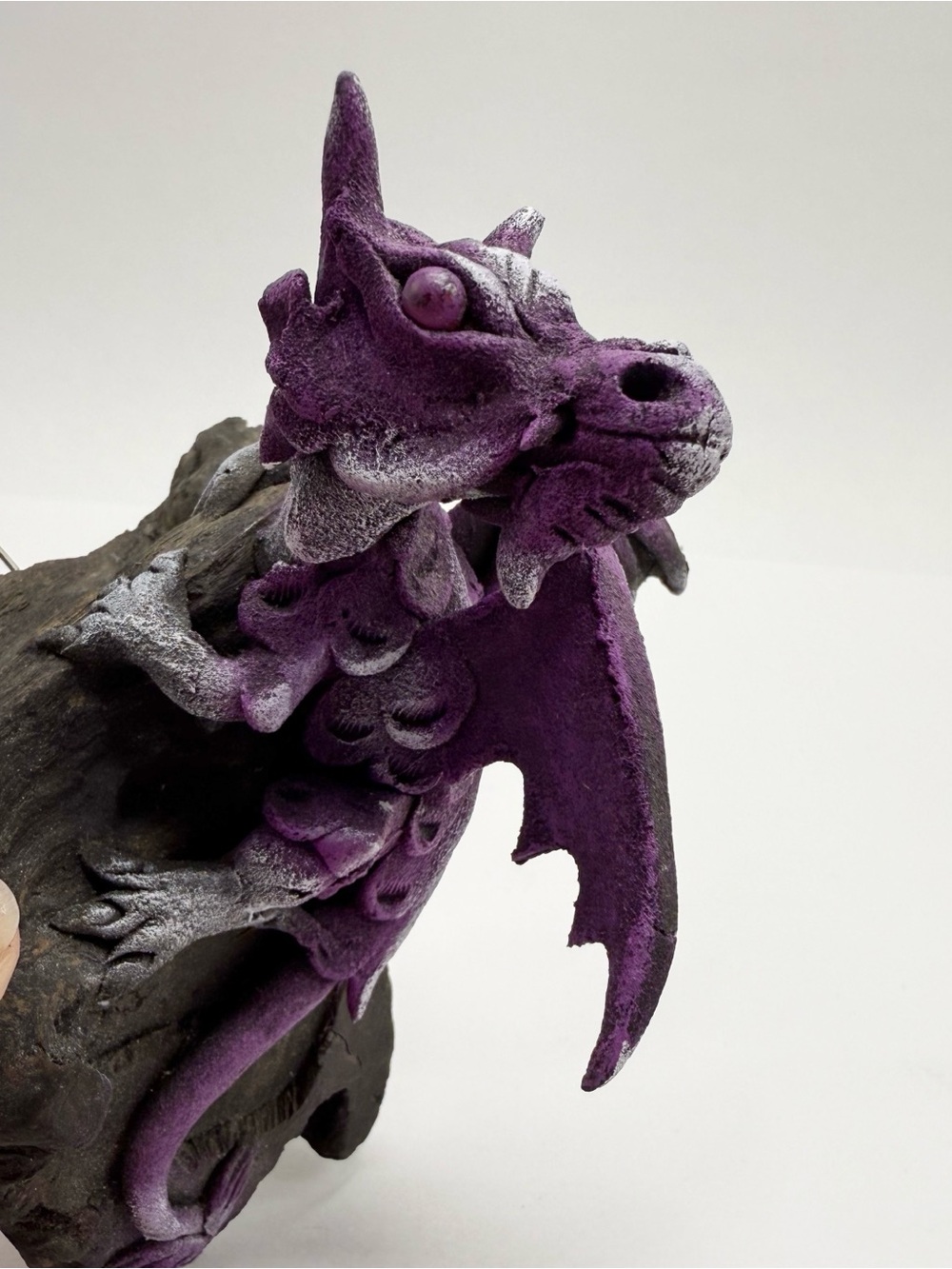 Dragon Sculpture Figurine Hanging or Shelf Gothic Fantasy